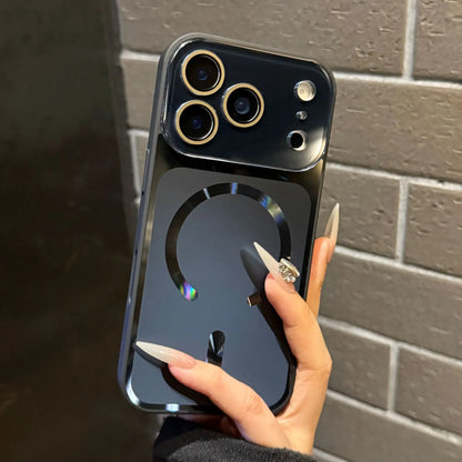 Premium Flowing Light Full Coverage Lens Phone Case for Iphone 13-17 Pro Max Magsafe Dustproof Magnetic Wireless Shockproof Protector for Girls & Boys ZT