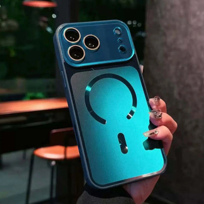Premium Flowing Light Full Coverage Lens Phone Case for Iphone 13-17 Pro Max Magsafe Dustproof Magnetic Wireless Shockproof Protector for Girls & Boys ZT